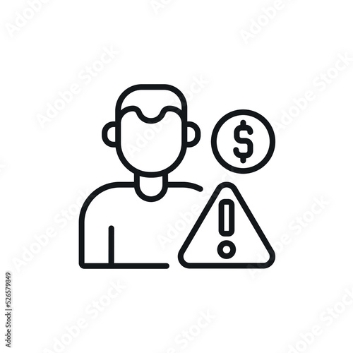 Special Needs Trusts linear icon. Thin line customizable illustration. Contour symbol. Vector isolated outline drawing. Editable stroke