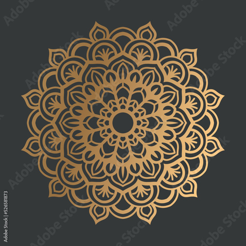 luxury mandala pattern background design Islamic east style.