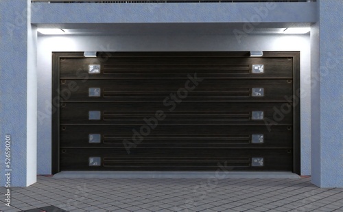 Modern House Garage Door