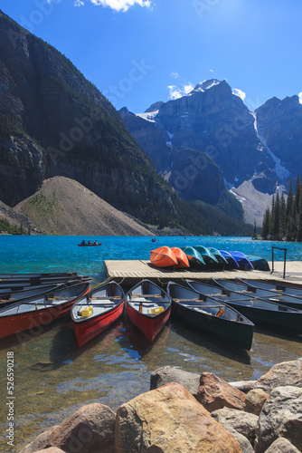 Moraine lake, banff national park, alberta, canada