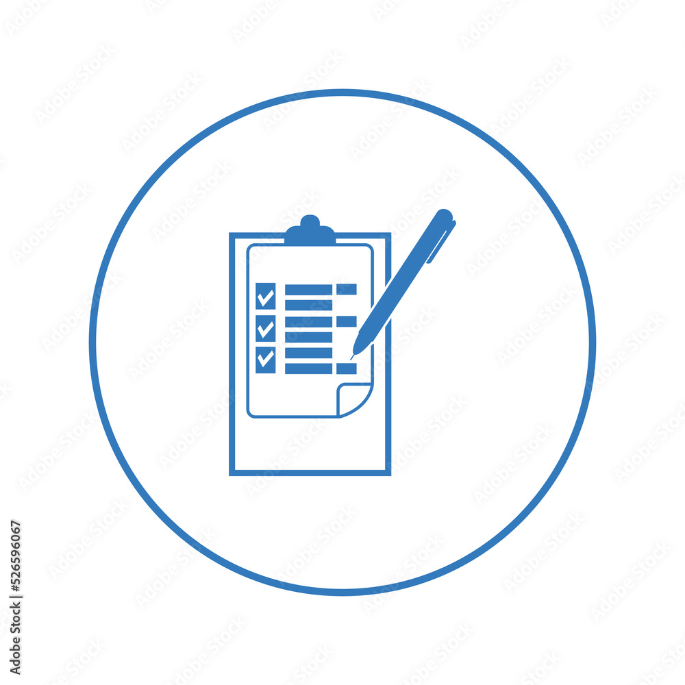 Representative report paper icon | Circle version icon | Representative report paper icon | Circle version icon |