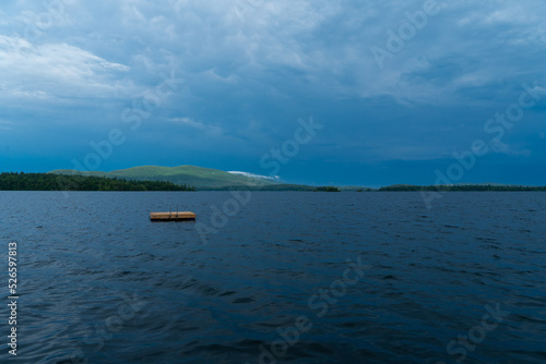 Fototapeta Naklejka Na Ścianę i Meble -  platform on a lake