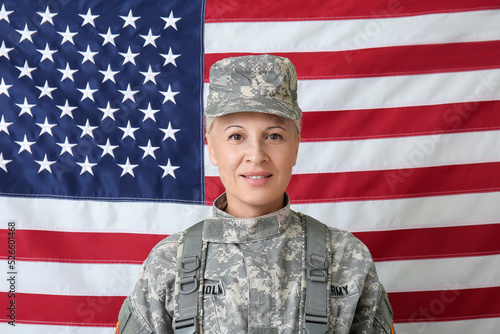 Mature female soldier again...