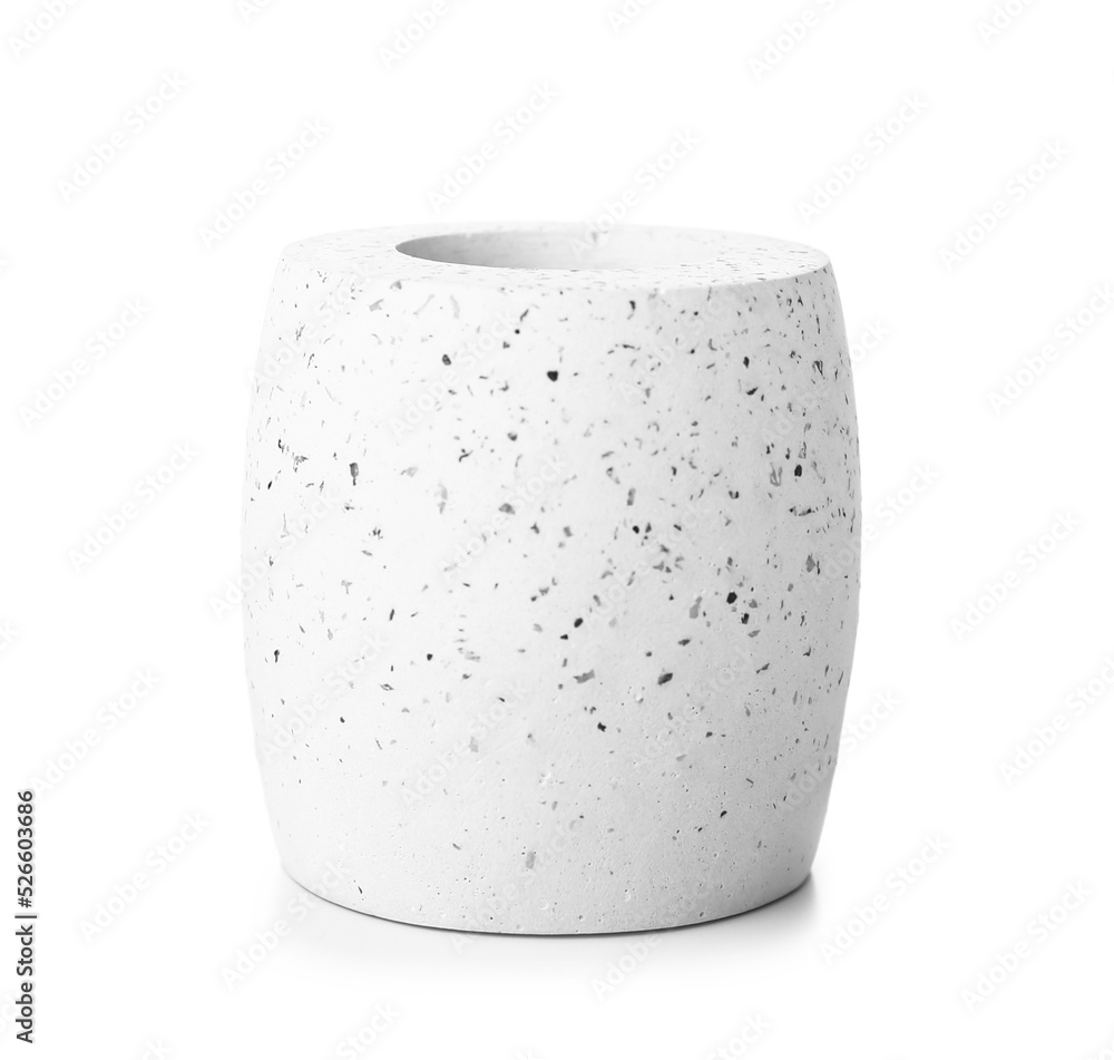 Decorative podium on white background Decorative podium on white background