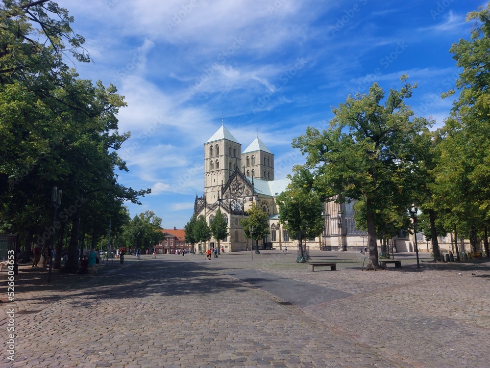 Obraz premium Cathedral in münster, germany