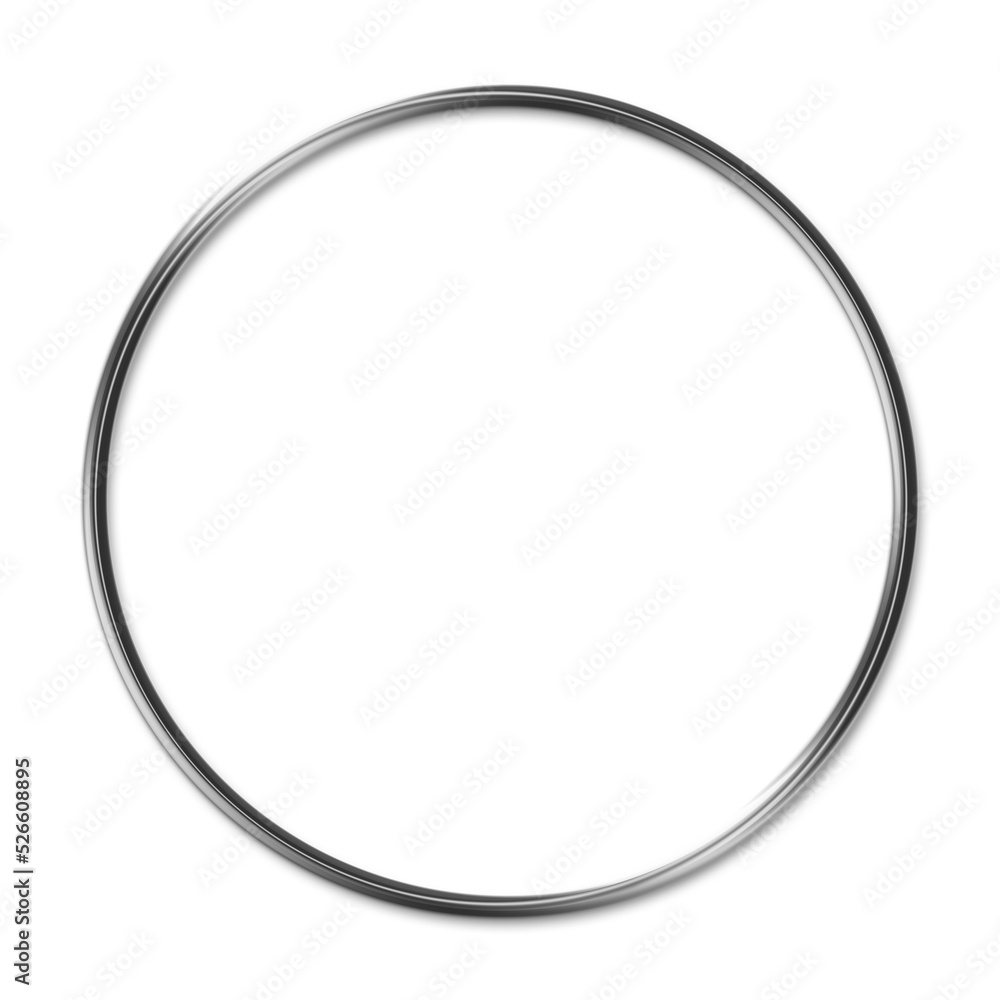 Gold Metallic Circle Frame Gold Metallic Circle Frame