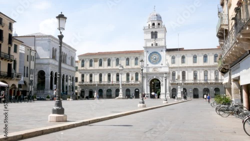 Padua, Italy, view of Piazza dei Signori square photo