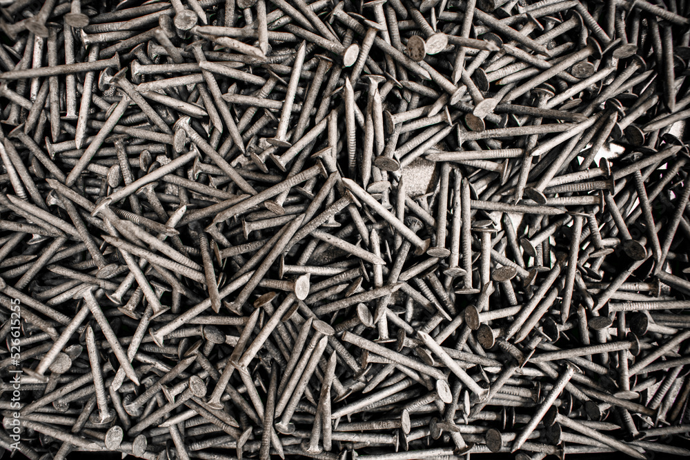 closeup nail display steel nails pile studio sales working building materials workshop background construction backdrop closeup nail display steel nails pile studio sales working building materials workshop background construction backdrop