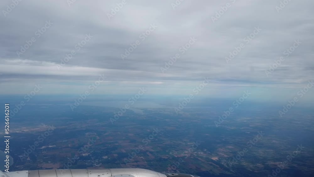 Arial view across Canada