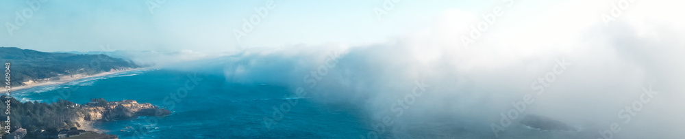 fog on the coast