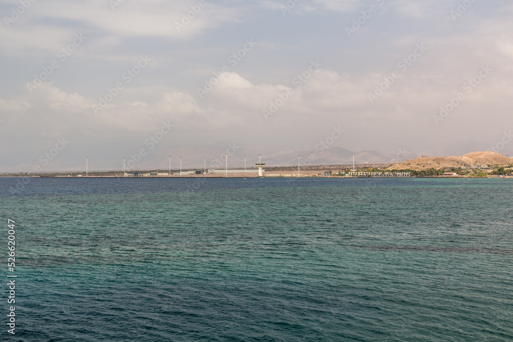View of Tadjoura Terminal, new port of Tadjoura, Djibouti