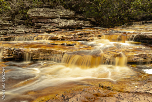 waterfall in the town of Mucuge  State of Bahia  Brazil