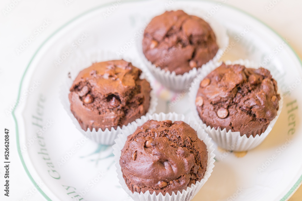 Tasty chocolate muffins - Image Tasty chocolate muffins - Image