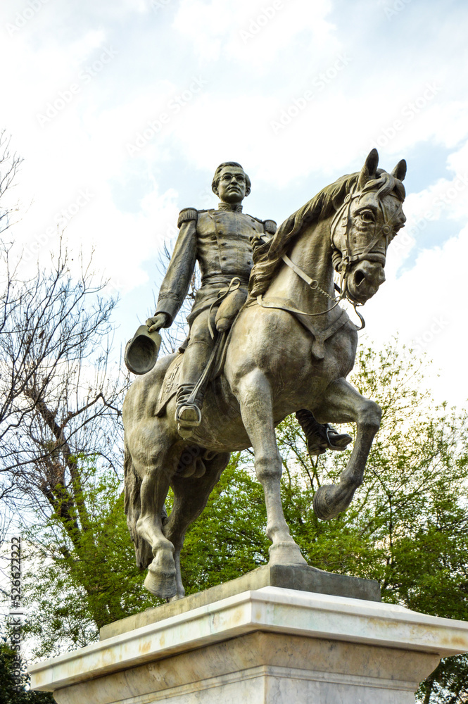 Fototapeta premium monument to the mexican heroes