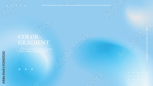 Modern Blurred Background for Wallpaper. Holographic Colorful Design for Cover. Abstract Blur Gradient Background. Vector Illustration