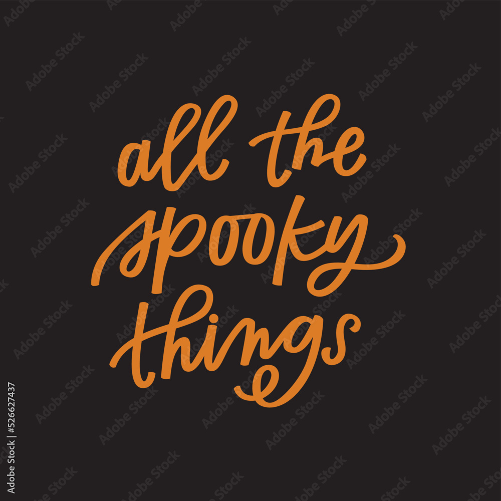 All the spooky things All the spooky things