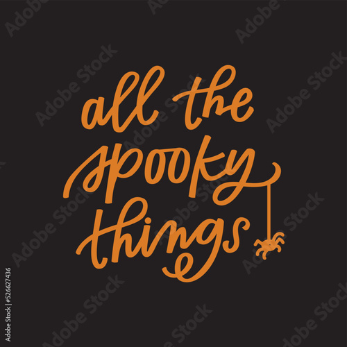 All the spooky things