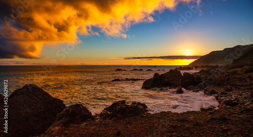 Sunset cloudscape at Cape Palliser