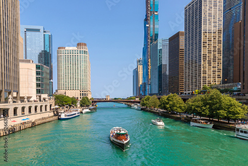 Chicago river in Chicago