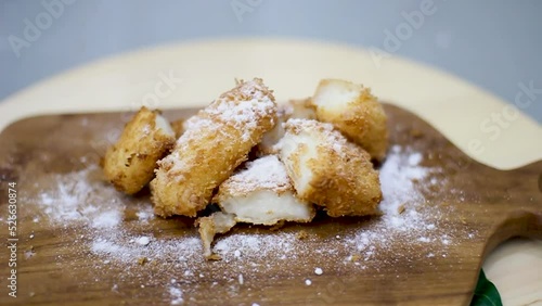 chicken wings on a plate wooden