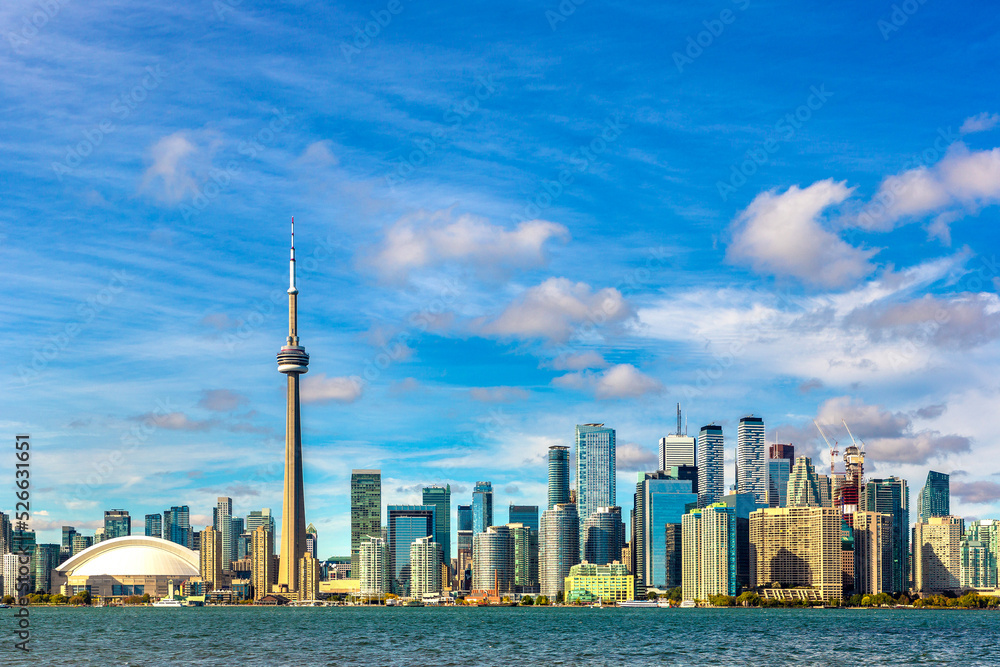 Fototapeta premium Toronto skyline, CN Tower, Canada