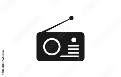 Radio icon, design inspiration vector template for interface and any purpose