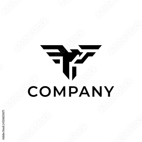 This logo is a geometric falcon logo. The style of this logo is simple, minimalist, modern, abstract. This logo is suitable for any industry