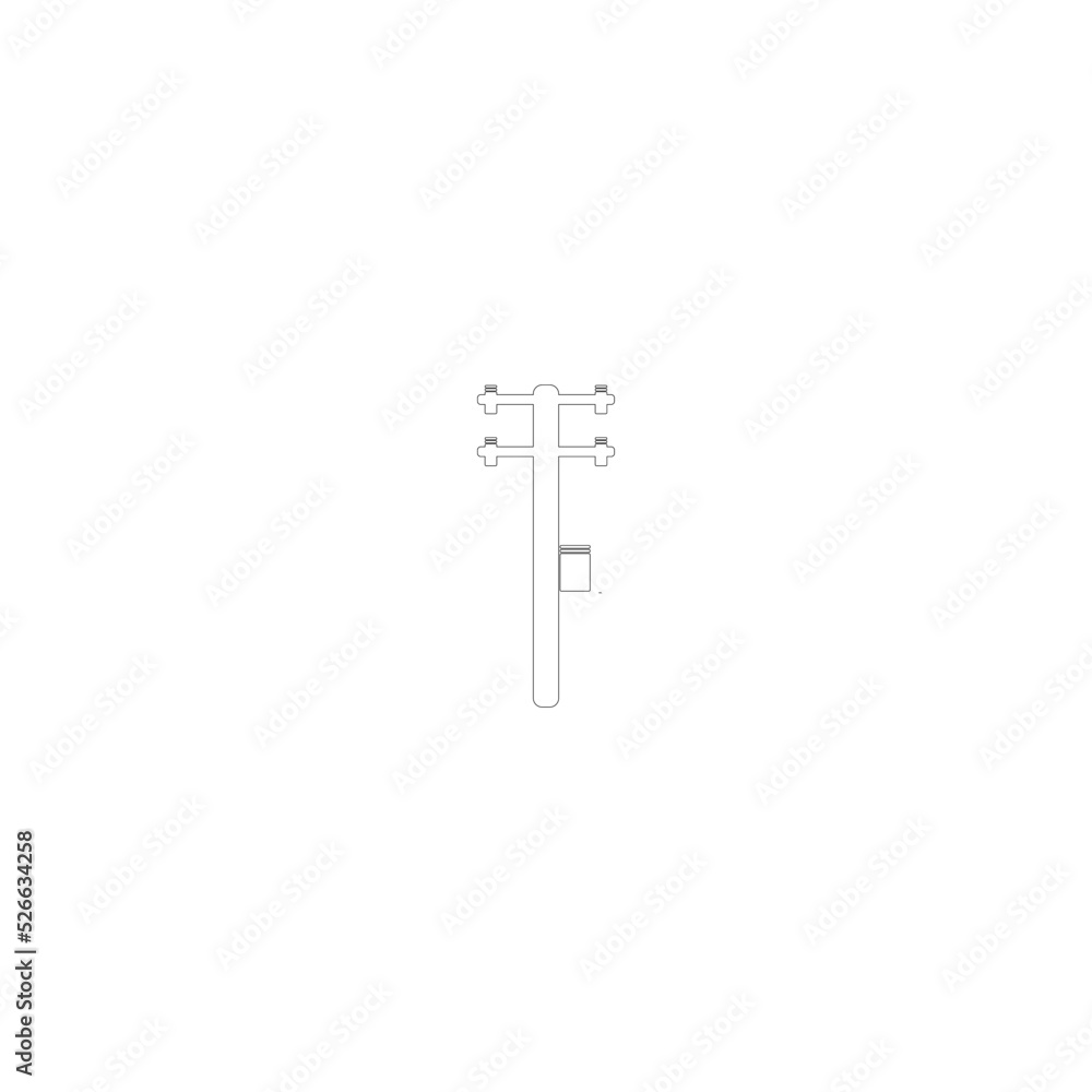 electric pole logo design vector electric pole logo design vector