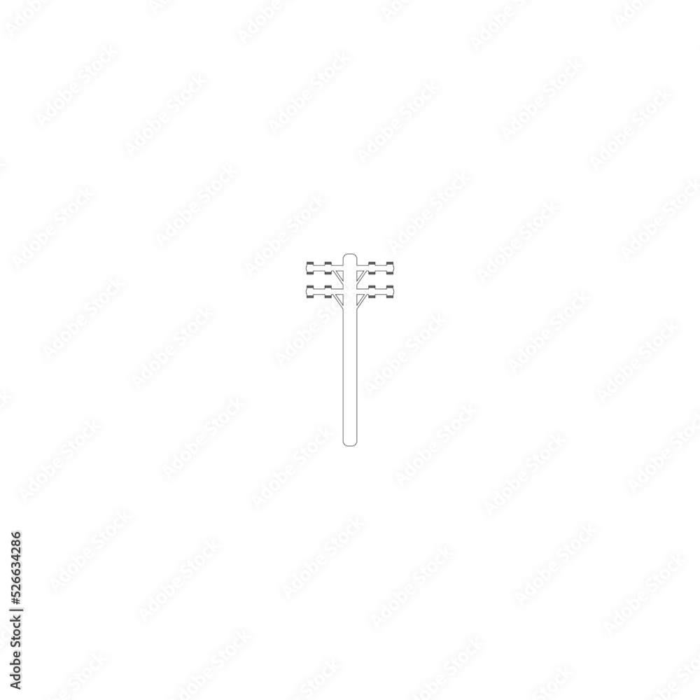 electric pole logo design vector electric pole logo design vector