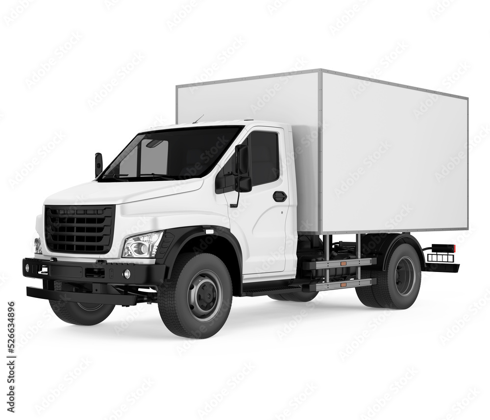 Delivery Truck Isolated