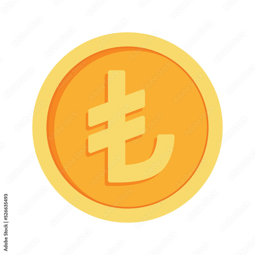 Turkish Lira Coin Icon Clipart for Business and Finance Turkey Money Currency in Animated Elements Vector Illustration Turkish Lira Coin Icon Clipart for Business and Finance Turkey Money Currency in Animated Elements Vector Illustration