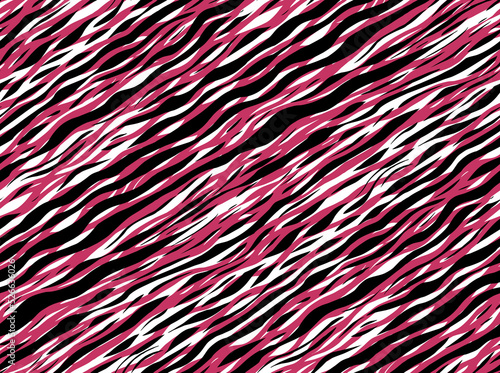Seamless slanting pattern. Wave print.