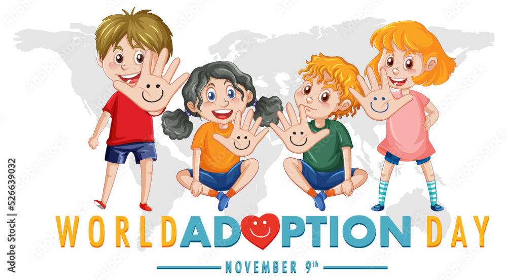 World Adoption Day Logo Design
