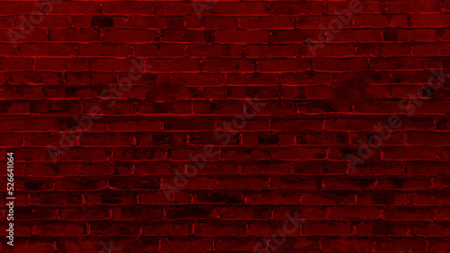 red brick wall - irregular pattern