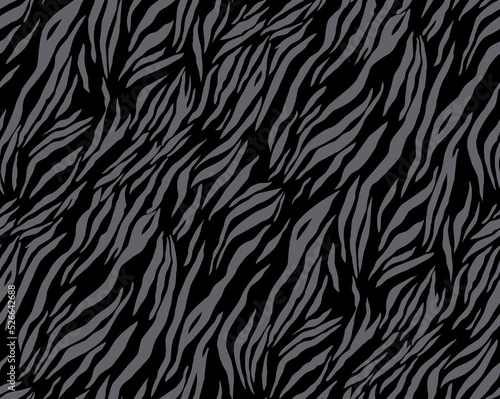 Seamless zebra pattern, animal print.