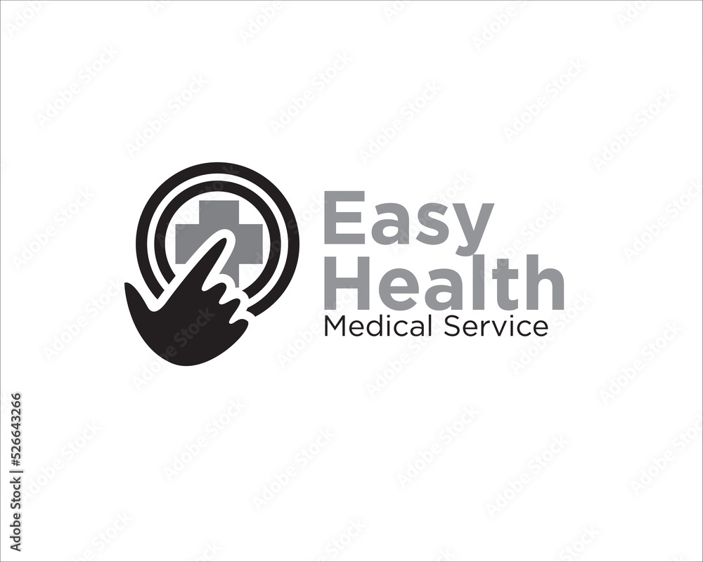 easy health service choice for medical service and clinic logo designs easy health service choice for medical service and clinic logo designs