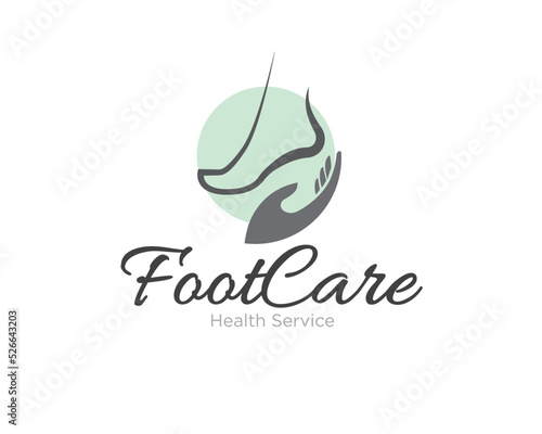 foot care logo designs simple modern for foot medical center and health service