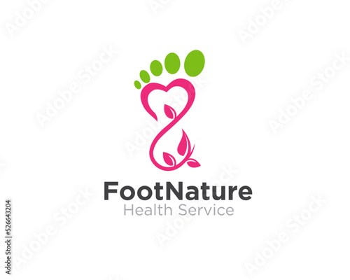 eco love foot care logo designs for medical service and health logo designs