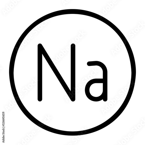sodium line icon