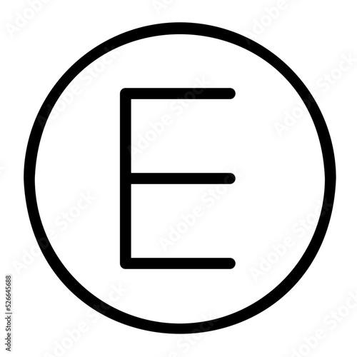 vitamin line icon