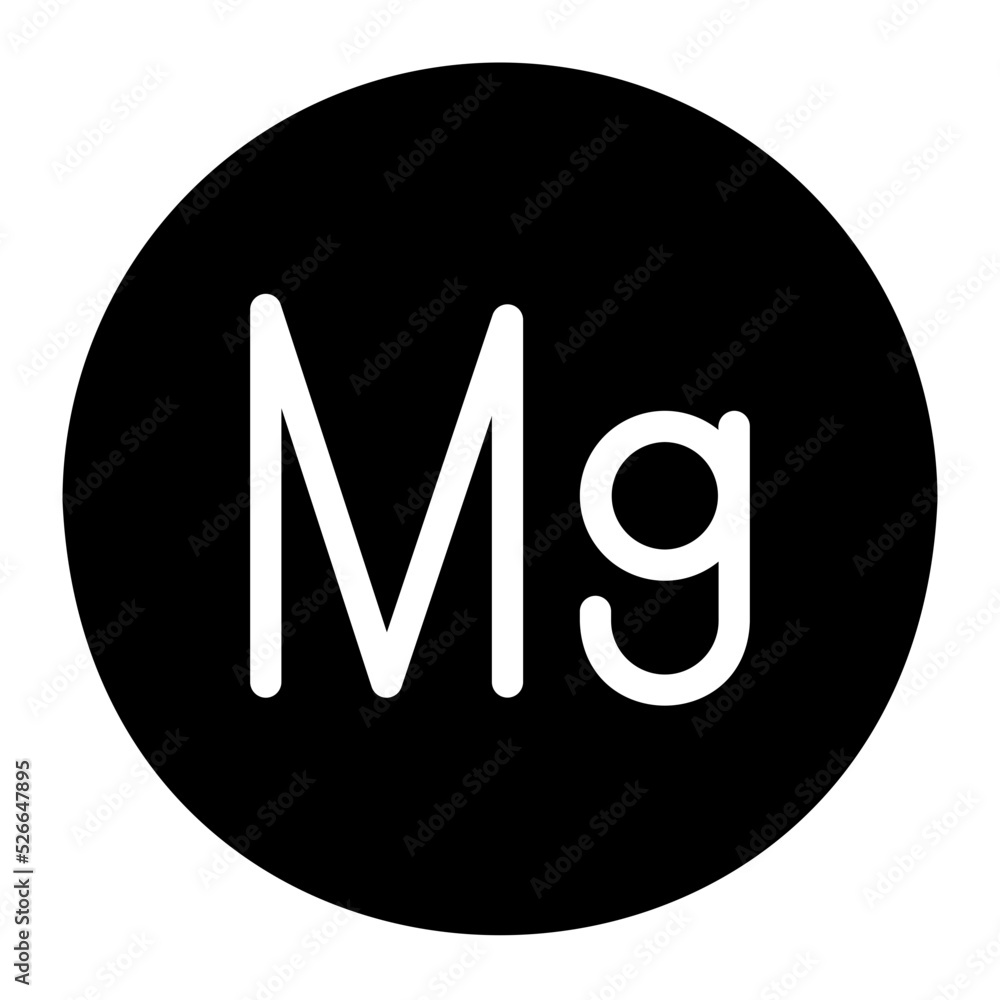 magnesium glyph icon