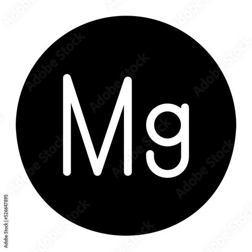 magnesium glyph icon