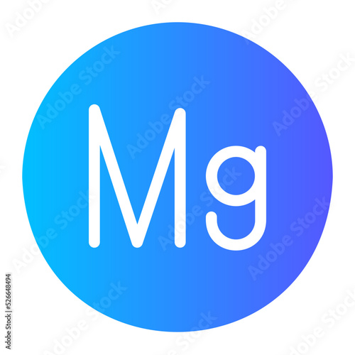 magnesium gradient icon