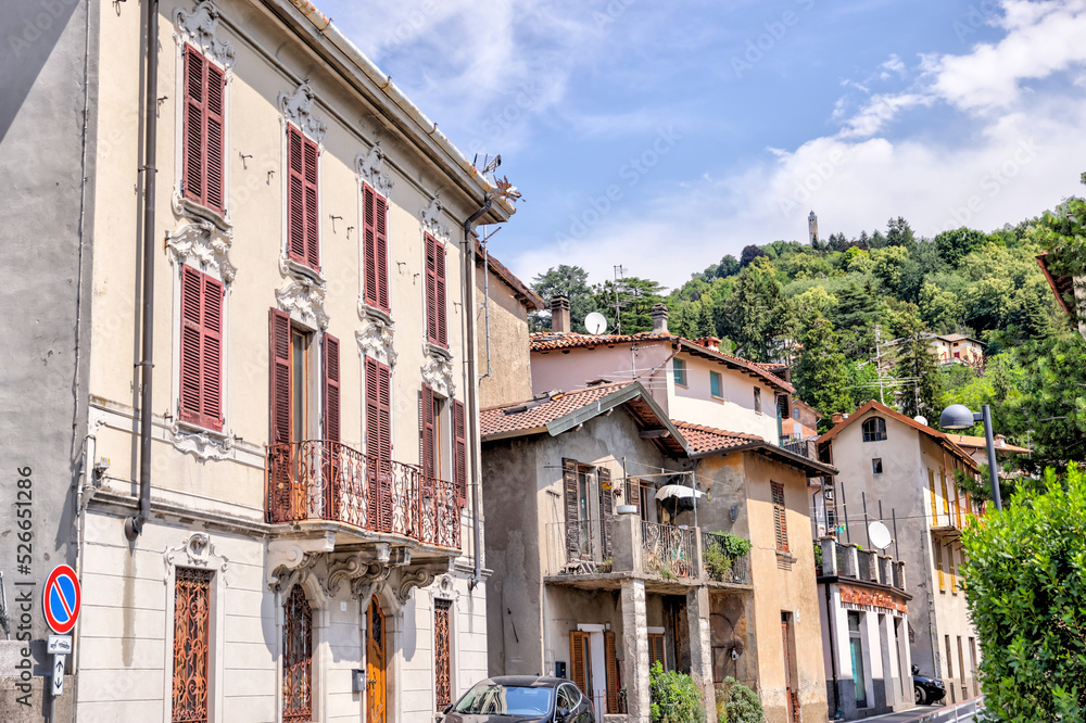 Lake Como, Italy - July 4, 2022: Idyllic scenery on the streets and pathways around Lake Como, Italy
Lake Como, Italy - July 4, 2022: Idyllic scenery on the streets and pathways around Lake Como, Italy