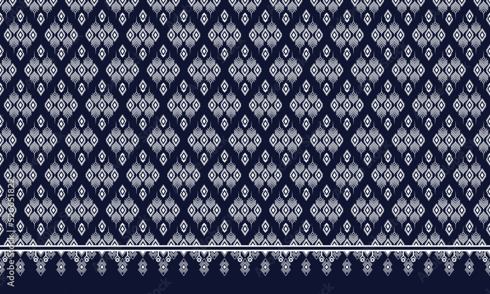 Abstract geometric ethnic pattern design for background,fabric,wrapping,clothing,wallpaper,Batik,carpet,embroidery style.