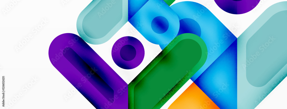 Square and circle minimal abstract background. Vector illustration for wallpaper banner background Square and circle minimal abstract background. Vector illustration for wallpaper banner background
