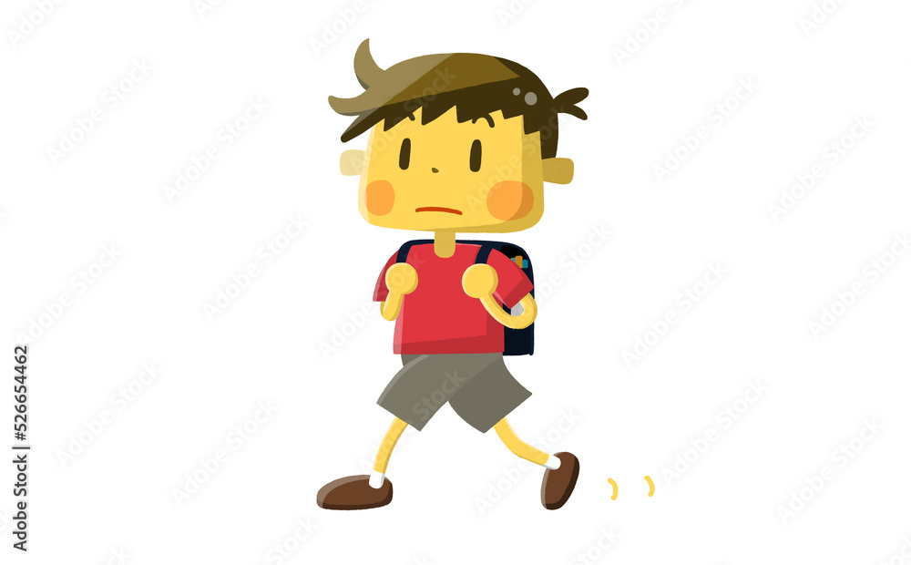 歩く男の子 歩く男の子