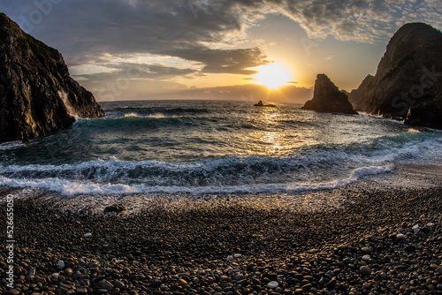 World Natural Heritage Site in Japan. A view of the sea of Amami Oshima Island