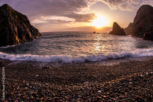 World Natural Heritage Site in Japan. A view of the sea of Amami Oshima Island 奄美大島のホノホシ海岸