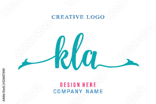 KLA lettering, perfect for company logos, offices, campuses, schools, religious education